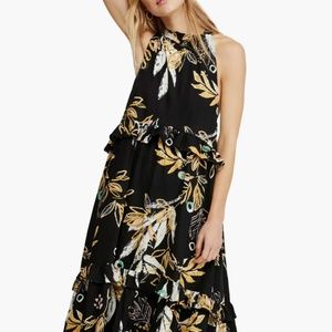 Free People Anita High/Low Dress - Size Small, Black